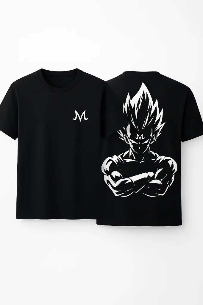 🖤 Majin Vegeta Graphic T-Shirt | Flex Street